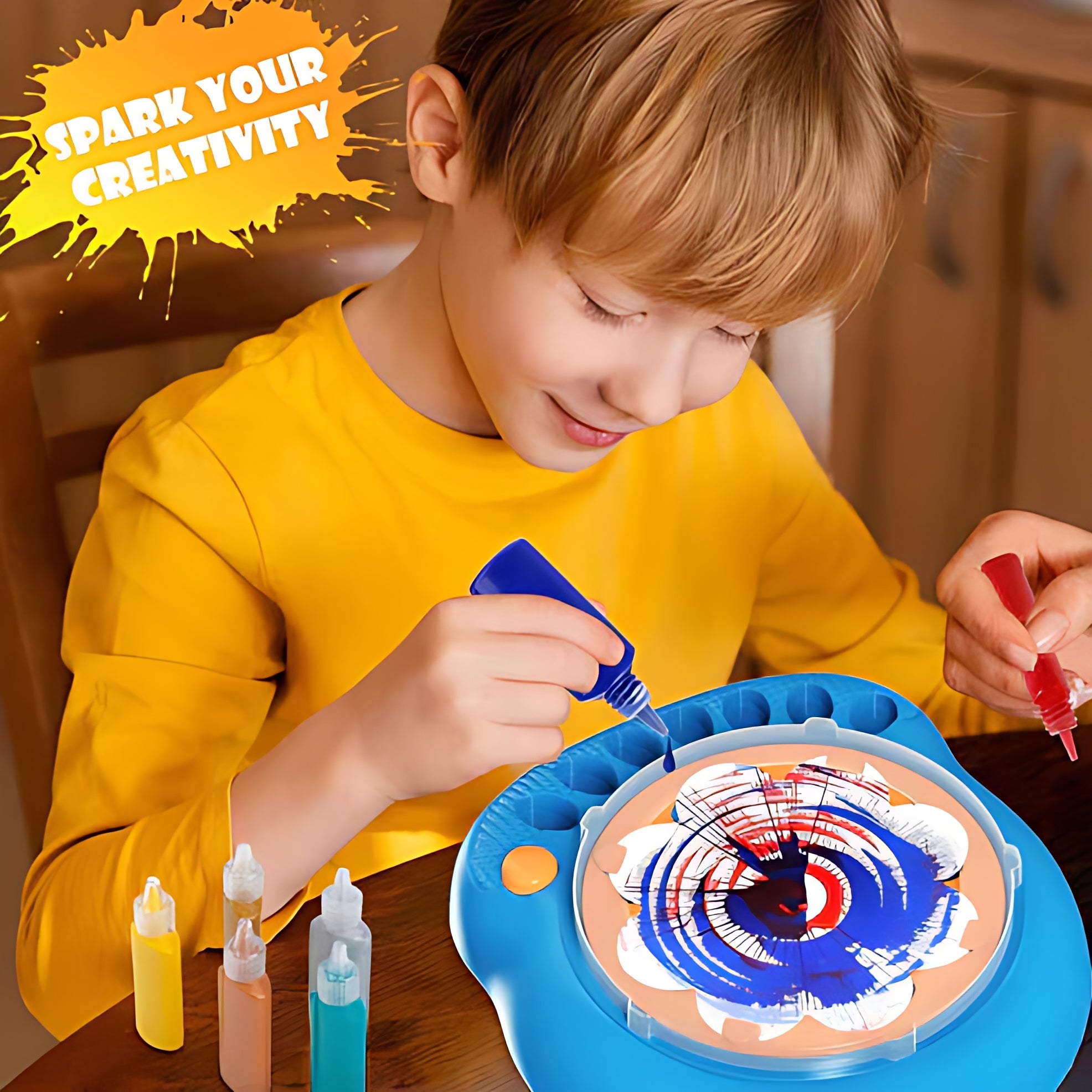 Spin Art Painting Machine