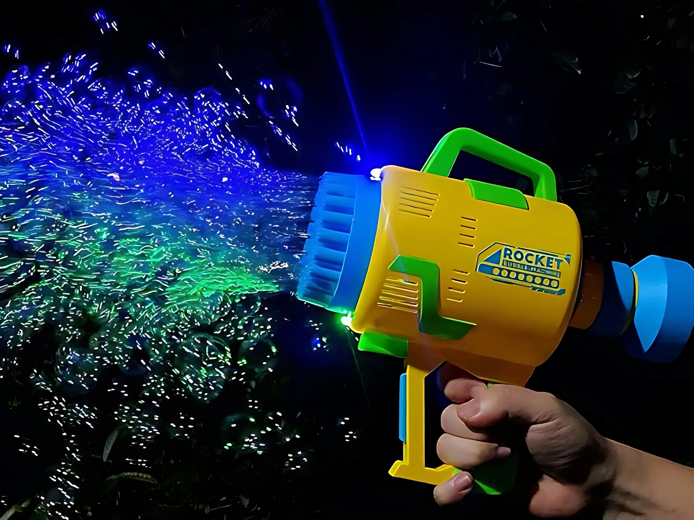 Rocket - 48-Hole Electric Bubble Machine