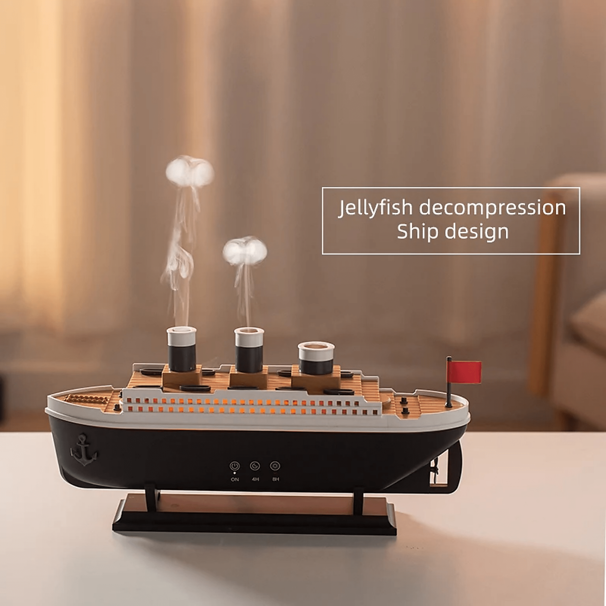 Jellyfish - Ship-Shaped Aroma Diffuser