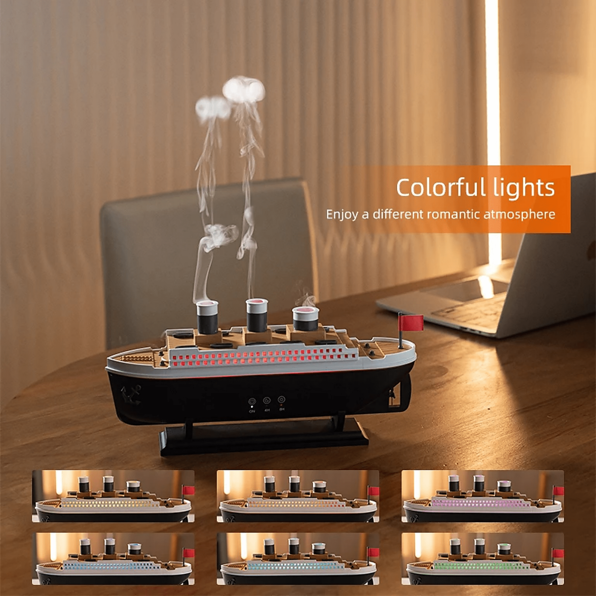 Jellyfish - Ship-Shaped Aroma Diffuser